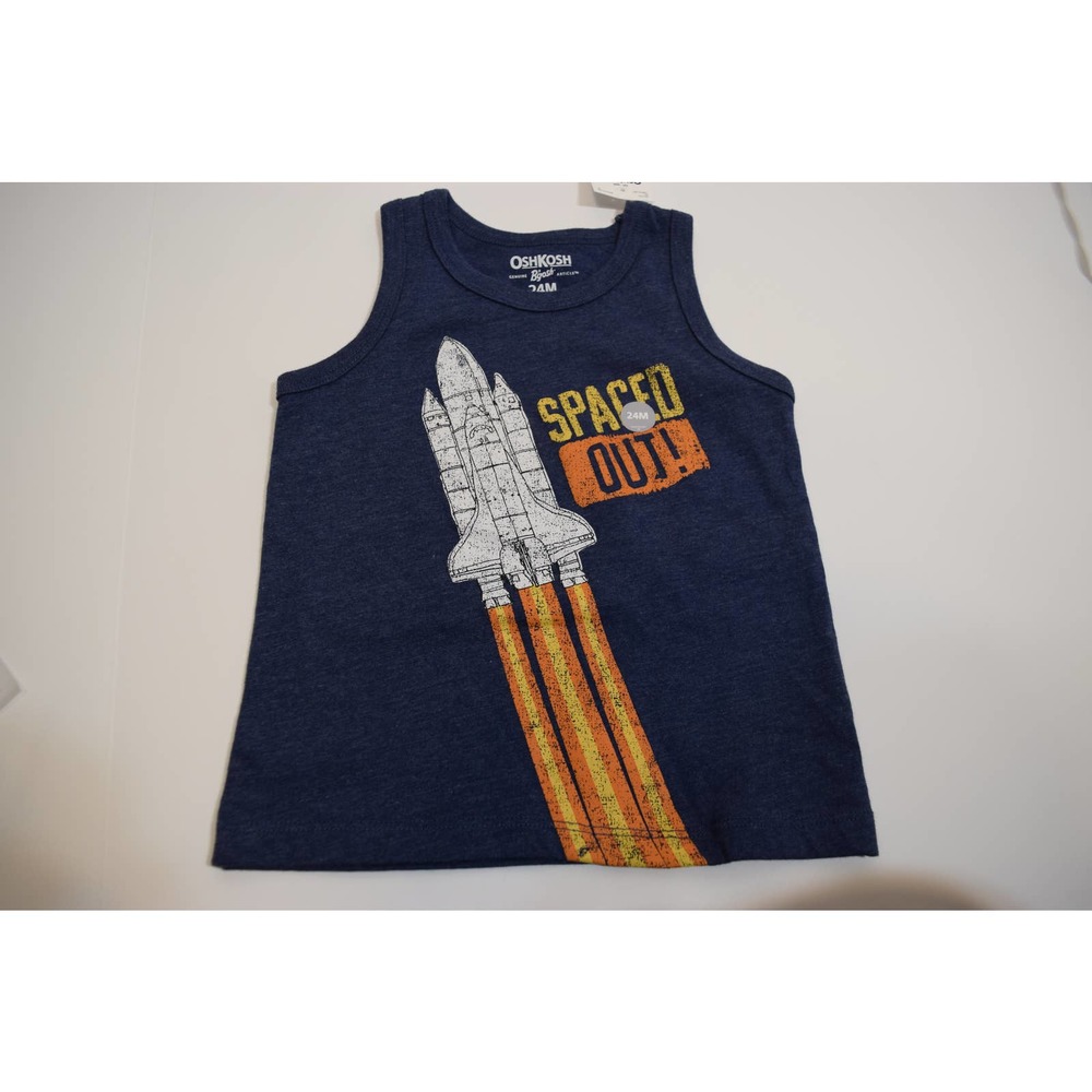 NWT OshKosh B'gosh Spaced Out Tank Size 24mo‎ in Blue